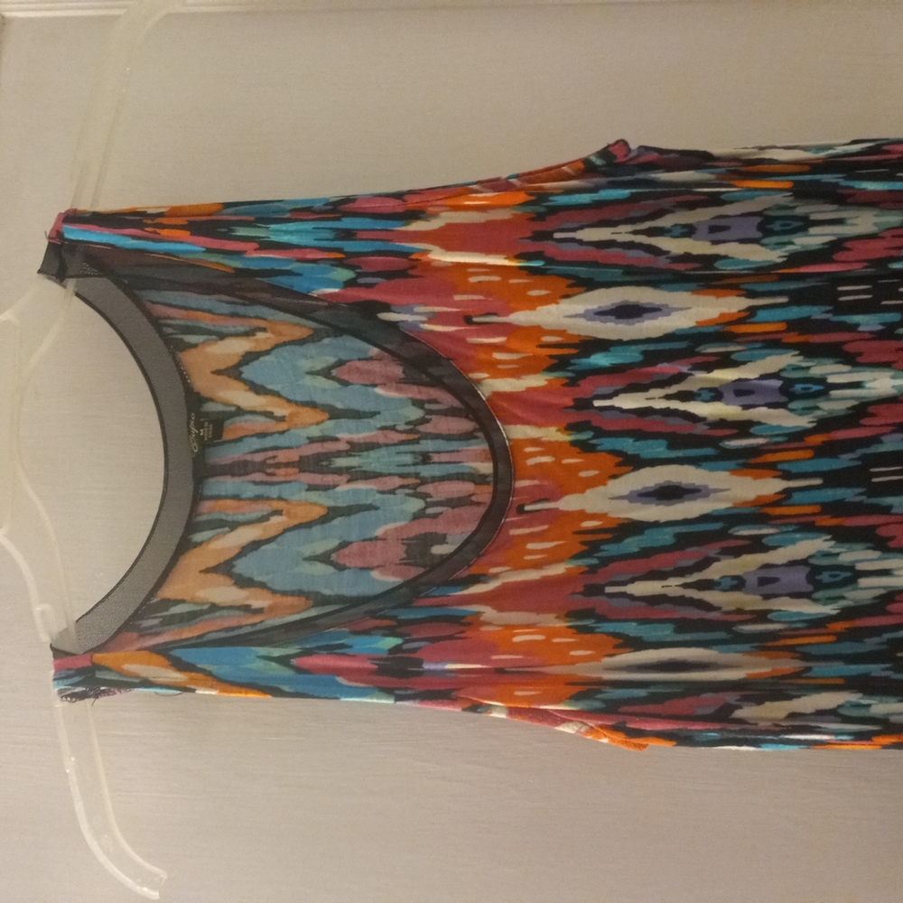 Multi color dress woman's M summer dress